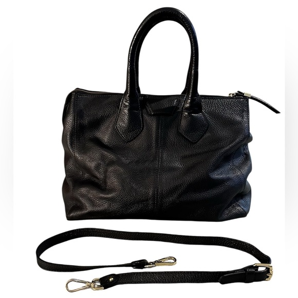 Gianni Chiarini Blk. Italian Leather handbag / crossbody bag. - Picture 14 of 16